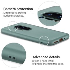 Силиконовый чехол Moozy Minimalist для OnePlus 8 Pro, тонкий и матовый чехол из силикона TPU, серо-голубой цена и информация | Чехлы для телефонов | pigu.lt