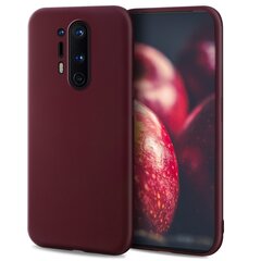 Moozy Minimalist dėklas, skirtas OnePlus 8 Pro, vyno spalvos kaina ir informacija | Telefono dėklai | pigu.lt