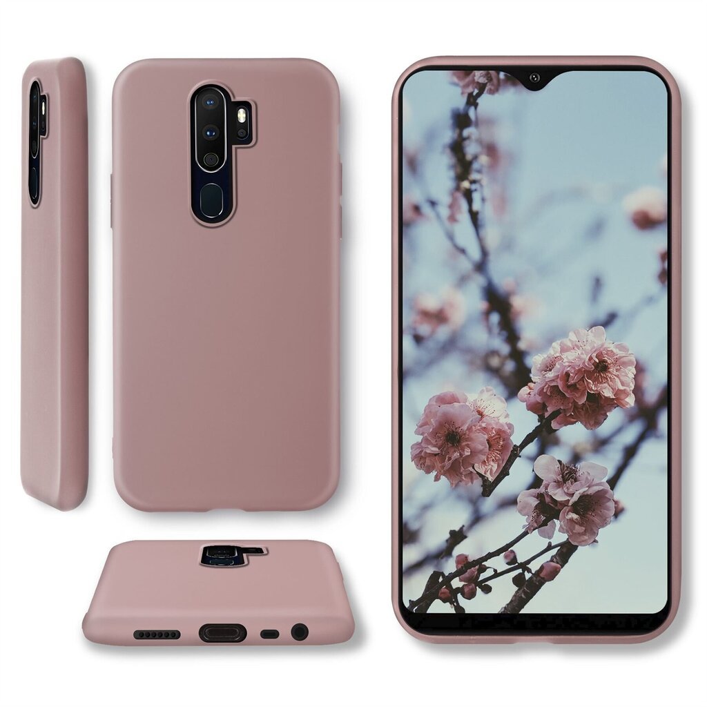 Moozy Minimalist, skirtas Oppo A9 2020, rožinis kaina ir informacija | Telefono dėklai | pigu.lt