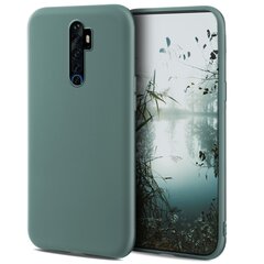 Силиконовый чехол Moozy Minimalist для Oppo Reno2 Z, тонкий и матовый чехол из силикона TPU, серо-голубой цена и информация | Чехлы для телефонов | pigu.lt