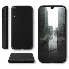 Силиконовый чехол Moozy Minimalist для Samsung A50, тонкий и матовый чехол из силикона TPU, черный цена и информация | Чехлы для телефонов | pigu.lt