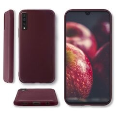 Силиконовый чехол Moozy Minimalist для Samsung A50, тонкий и матовый чехол из силикона TPU, винно-красный цена и информация | Чехлы для телефонов | pigu.lt