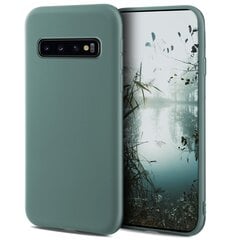 Силиконовый чехол Moozy Minimalist для Samsung S10, тонкий и матовый чехол из силикона TPU, серо-голубой цена и информация | Чехлы для телефонов | pigu.lt