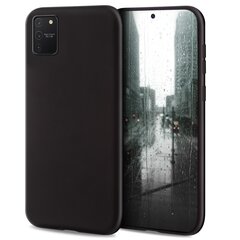 Силиконовый чехол Moozy Minimalist для Samsung S10 Lite, тонкий и матовый чехол из силикона TPU, черный цена и информация | Чехлы для телефонов | pigu.lt