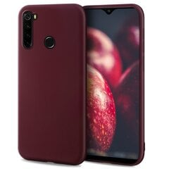 Moozy Minimalist dėklas, skirtas Xiaomi Redmi Note 8, vyno spalvos kaina ir informacija | Telefono dėklai | pigu.lt