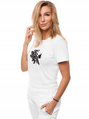 Marškinėliai moterims Vytis JS/SD211-43240, balti цена и информация | Футболка женская | pigu.lt