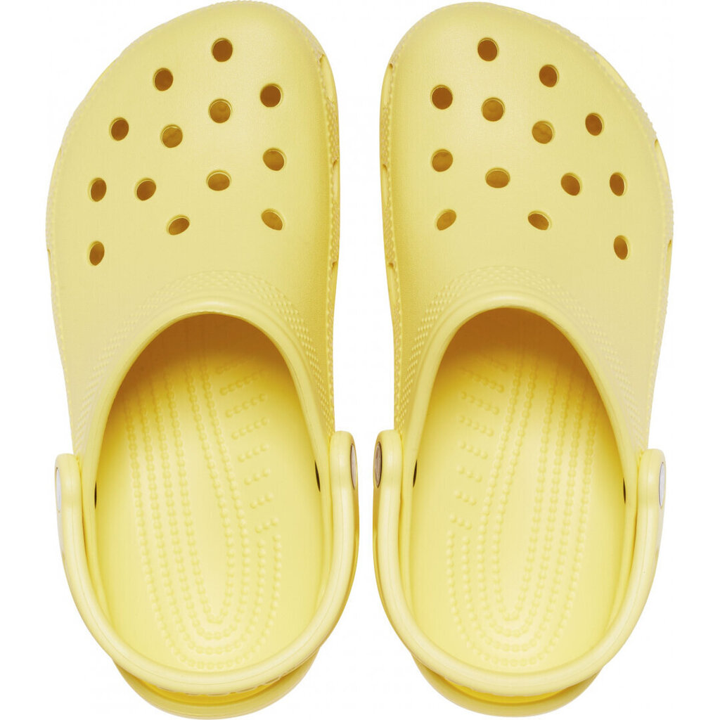 Crocs™ moteriškos šlepetės Classic 133250, geltonos kaina ir informacija | Šlepetės moterims | pigu.lt