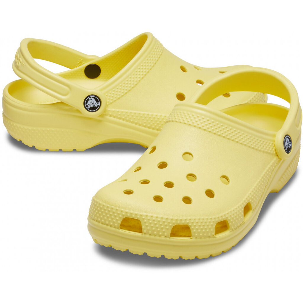 Crocs™ moteriškos šlepetės Classic 133250, geltonos kaina ir informacija | Šlepetės moterims | pigu.lt