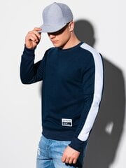Bluzonas vyrams Ombre Clothing 22fw-010, mėlyna kaina ir informacija | Džemperiai vyrams | pigu.lt