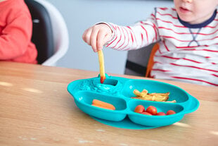 Marcus&Marcus Занимательная тарелка с присоской - Ollie цена и информация | Детская посуда, контейнеры для молока и еды | pigu.lt