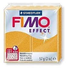 Modelinas Fimo Effect Gold 56g. auksinės spalvos kaina ir informacija | Piešimo, tapybos, lipdymo reikmenys | pigu.lt