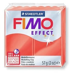 Моделин Fimo Effect Trans. red, 56 гр., красный цена и информация | Принадлежности для рисования, лепки | pigu.lt