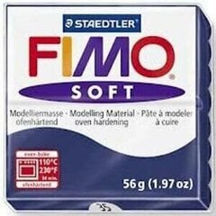 Моделин Fimo Soft Windsor blue, 56 гр., синий цена и информация | Принадлежности для рисования, лепки | pigu.lt