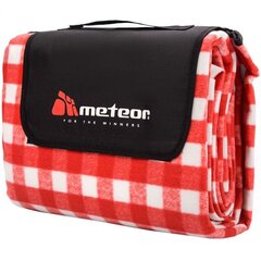 Pledas iškyloms Meteor Checkered, 200x200 cm, raudonas kaina ir informacija | Turistiniai čiužiniai ir kilimėliai | pigu.lt