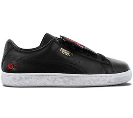 Повседневная обувь Puma Basket Badge Vertere Black/Gold 370192-02-41 цена и информация | Спортивная обувь, кроссовки для женщин | pigu.lt