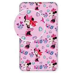 Paklodė su elastine juostele Minnie Mouse 90x200 kaina ir informacija | Paklodės | pigu.lt