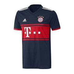 Sportiniai marškinėliai vyrams Adidas Bayern Munich Away M AZ7937, mėlyni kaina ir informacija | Sportinė apranga vyrams | pigu.lt