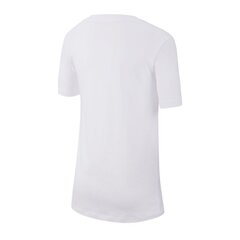 Детская футболка Nike JR NSW Tee JDI Jr AR5249-100, белая цена и информация | Рубашки для мальчиков | pigu.lt