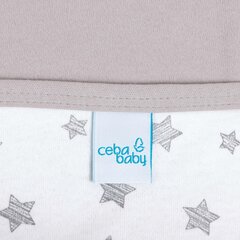 CebaBaby плед Jersey 90x100 серые - звезды, серый цена и информация | Детское постельное бельё | pigu.lt