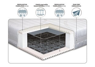 Spyruoklinis čiužinys Gemega Bonnell PP, 80x200 cm kaina ir informacija | Čiužiniai | pigu.lt