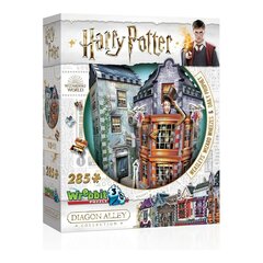 3D-Пазл Harry Potter Weasley`s Wizard Wheezes & Daily Prophet Wrebbit, 285 дет. цена и информация | Пазлы | pigu.lt