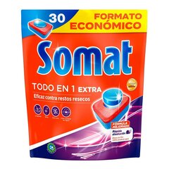 Somat All In indaplovės tabletės, 30 vnt. kaina ir informacija | Somat Virtuvės, buities, apyvokos prekės | pigu.lt