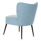 Fotelis DKD Home Decor, 52x64x74 cm, mėlynas kaina ir informacija | Svetainės foteliai | pigu.lt