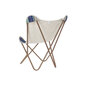 Kėdė DKD Home Decor, 74x65x90 cm, mėlyna kaina ir informacija | Virtuvės ir valgomojo kėdės | pigu.lt