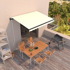 Automatinė ištraukiama markizė, 350x250 cm, ruda цена и информация | Зонты, маркизы, стойки | pigu.lt