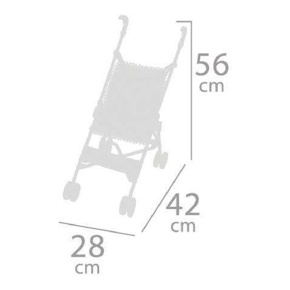 Lėlių vežimėlis Decuevas 28 x 42 x 56 cm kaina ir informacija | Žaislai mergaitėms | pigu.lt