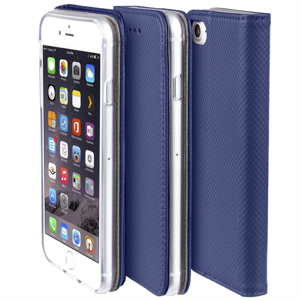 Moozy dėklas, skirtas iPhone 6s, iPhone 6, mėlynas kaina ir informacija | Telefono dėklai | pigu.lt
