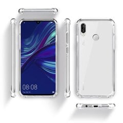 Ударопрочный силиконовый чехол Moozy для Huawei P Smart 2019, Honor 10 Lite - Прозрачный чехол с усиленной защитой углов цена и информация | Чехлы для телефонов | pigu.lt