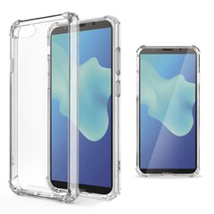 Ударопрочный силиконовый чехол Moozy для Huawei Y5 2018, Y5 Prime 2018 - Прозрачный чехол с усиленной защитой углов цена и информация | Чехлы для телефонов | pigu.lt