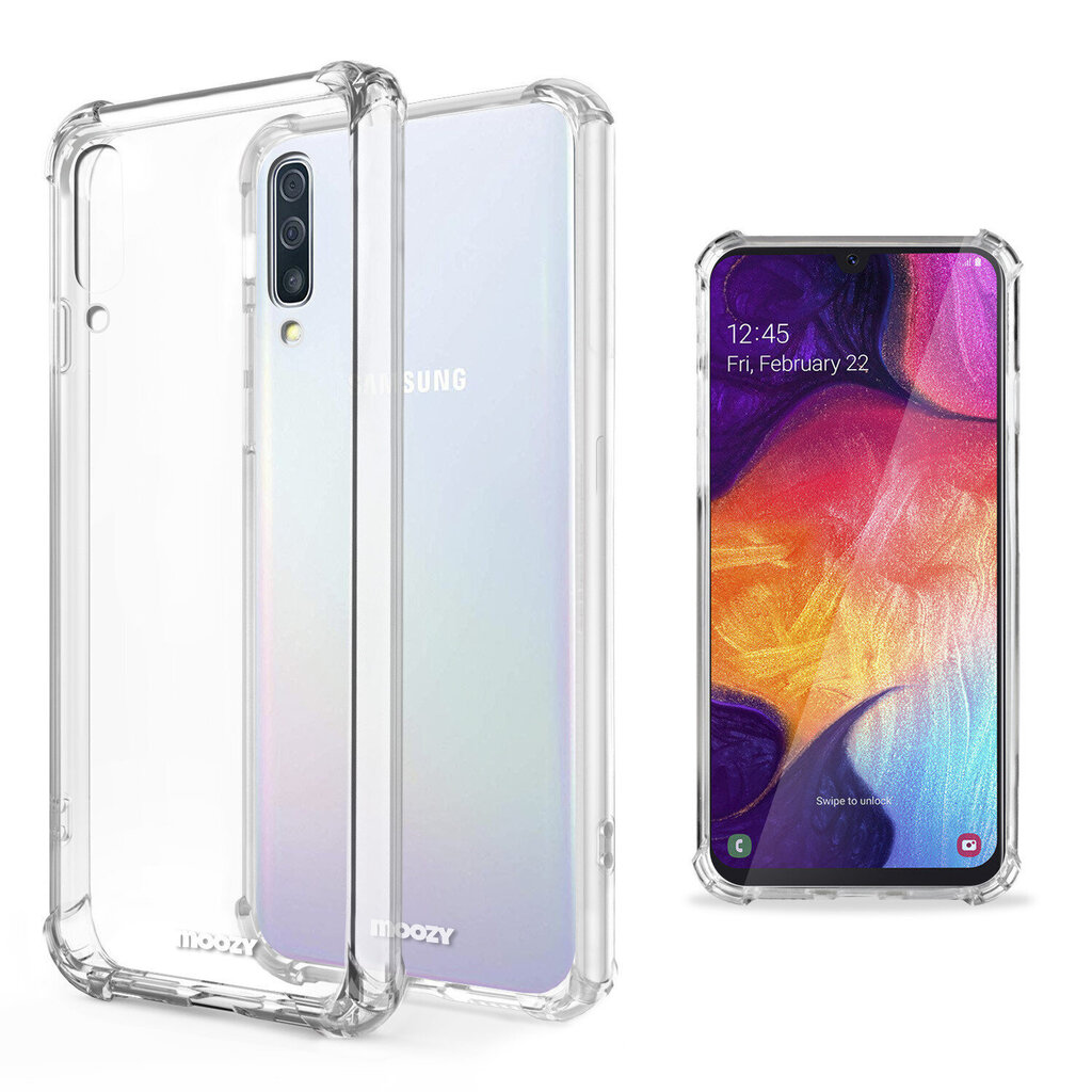 Dėklas telefonui Moozy dėklas, skirtas Samsung A50, permatomas, Samsung  Galaxy A50, Skaidri kaina | pigu.lt