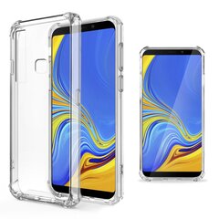 Ударопрочный силиконовый чехол Moozy для Samsung A9 2018, A9 Star Pro, Galaxy A9s - Прозрачный чехол с усиленной защитой углов цена и информация | Чехлы для телефонов | pigu.lt