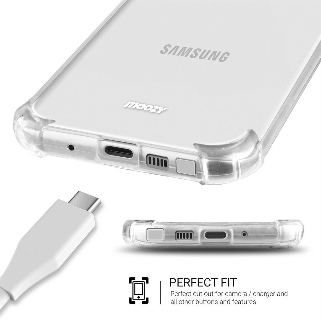 Moozy dėklas, skirtas Samsung Note 20 Ultra, Note 20 Ultra 5G, permatomas kaina ir informacija | Telefono dėklai | pigu.lt