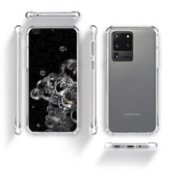 Moozy dėklas, skirtas Samsung S20 Ultra, permatomas kaina ir informacija | Telefono dėklai | pigu.lt