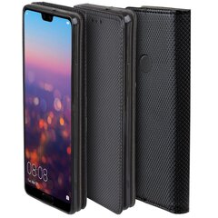 Moozy dėklas, skirtas Huawei P20 Lite, juodas kaina ir informacija | Telefono dėklai | pigu.lt