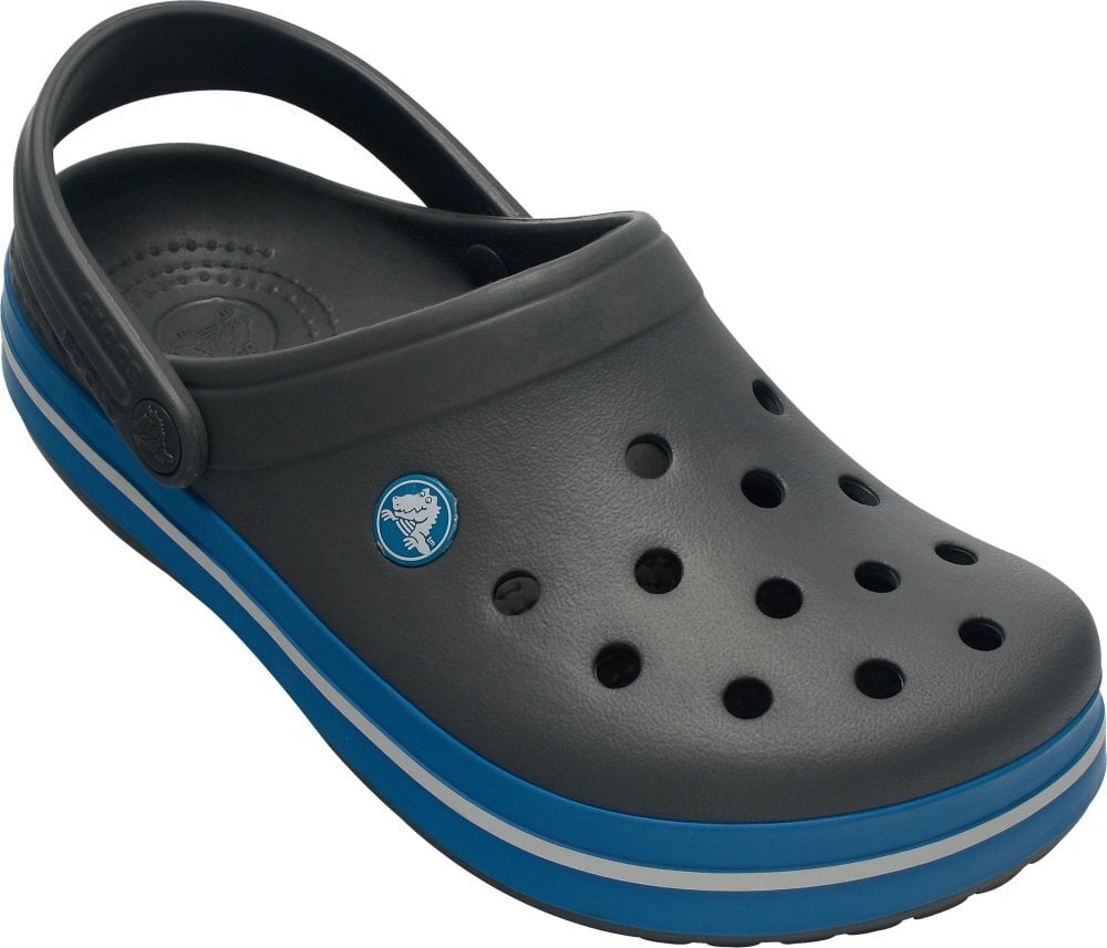 Crocs™ vyriškos šlepetės Crocband, pilkos цена и информация | Vyriškos šlepetės, basutės | pigu.lt