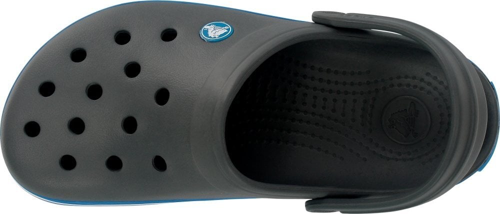 Crocs™ vyriškos šlepetės Crocband, pilkos цена и информация | Vyriškos šlepetės, basutės | pigu.lt