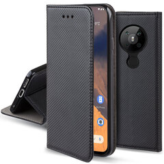 Перекидной чехол Moozy для Nokia 5.3 - Черный магнитный откидной футляр с держателем для карт и подставкой цена и информация | Чехлы для телефонов | pigu.lt