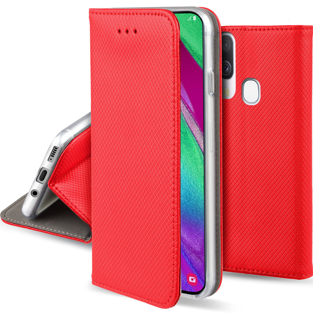 Moozy dėklas, skirtas Samsung A40, raudonas kaina ir informacija | Telefono dėklai | pigu.lt