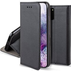 Перекидной чехол Moozy для Samsung S20 Plus - Черный магнитный откидной футляр с держателем для карт и подставкой цена и информация | Чехлы для телефонов | pigu.lt