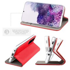 Перекидной чехол Moozy для Samsung S20 Plus - Красный магнитный откидной футляр с держателем для карт и подставкой цена и информация | Чехлы для телефонов | pigu.lt