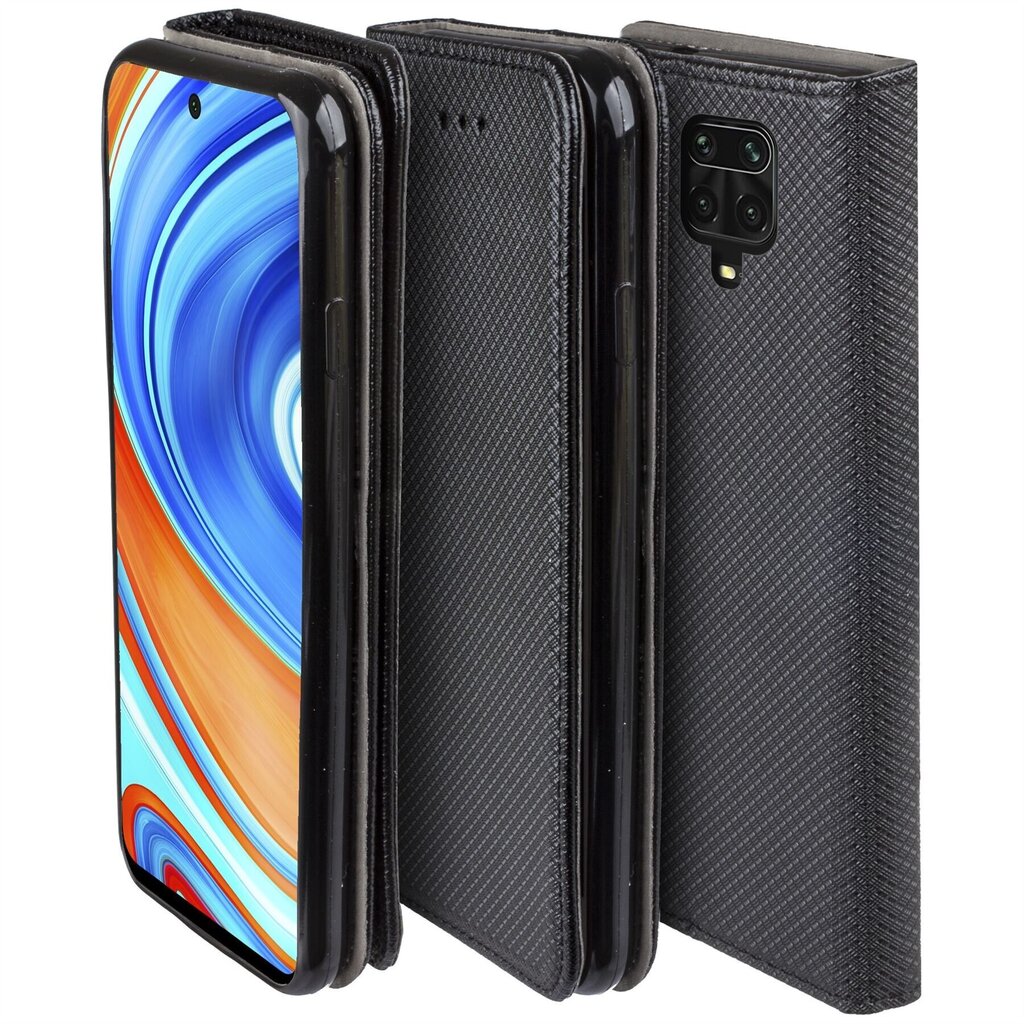 Dėklas Moozy skirtas Xiaomi Redmi Note 9S ir Xiaomi Redmi Note 9 Pro, juoda kaina ir informacija | Telefono dėklai | pigu.lt