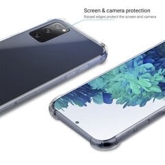 Telefono dėklas Moozy, skirtas Samsung S20 FE, Samsung S20 FE 5G, skaidrus kaina ir informacija | Telefono dėklai | pigu.lt