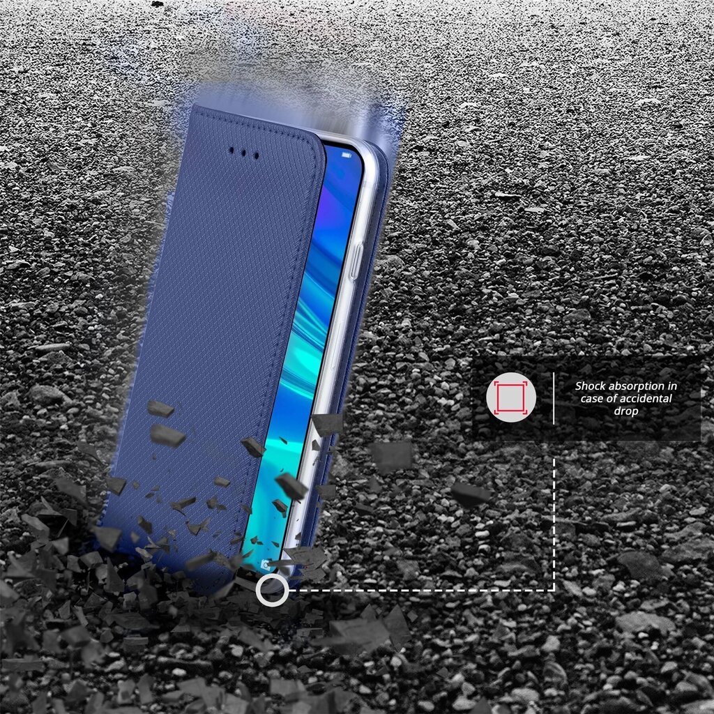 Moozy dėklas, skirtas Huawei P Smart 2019, Honor 10 Lite, tamsiai mėlynas kaina ir informacija | Telefono dėklai | pigu.lt
