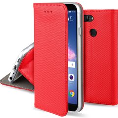 Перекидной чехол Moozy для Xiaomi Mi 9 SE - красный магнитный откидной футляр с держателем для карт и подставкой цена и информация | Чехлы для телефонов | pigu.lt