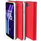 Moozy dėklas, skirtas Huawei Y6 2018, raudonasamas Dėklas su Kortelių Laikikliu ir Stovu цена и информация | Telefono dėklai | pigu.lt