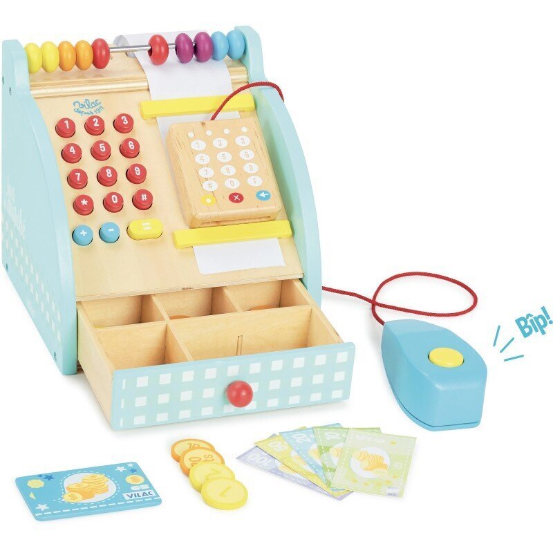 Žaislinis kasos aparatas Vilac kaina ir informacija | Žaislai mergaitėms | pigu.lt